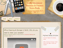 Tablet Screenshot of linksmaximizer.info
